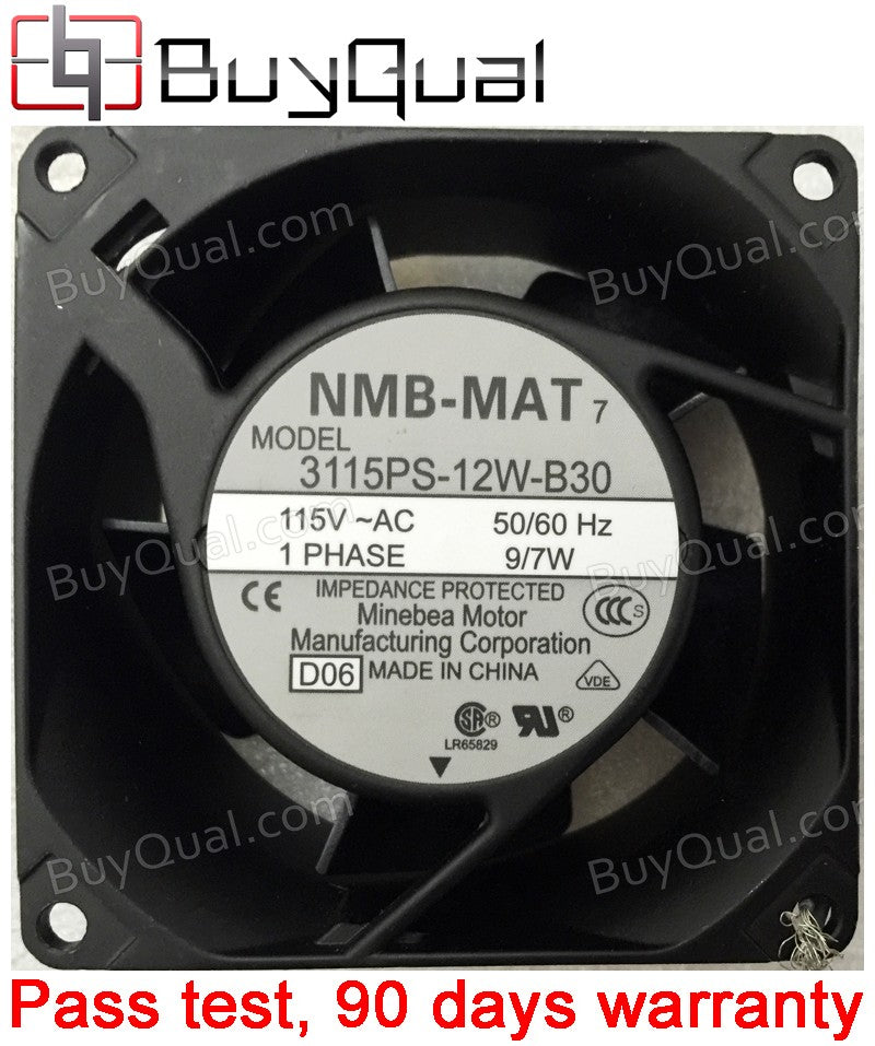 NMB 3115PS-12W-B30 115V 9/7W Cooling Fan NMB 3115PS-12W-B30 115V 9/7W Cooling Fan